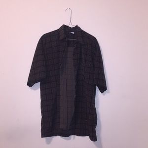 70’s TYPE BUTTON DOWN / SQUARE DESIGNS W LINES